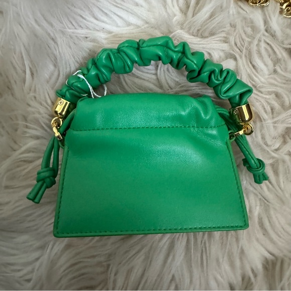 Sinbono Vegan Mini Drawstring Handbag - Grass Green - Picture 8 of 8